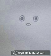 簡(jiǎn)筆畫教程灰色龍貓繪制法