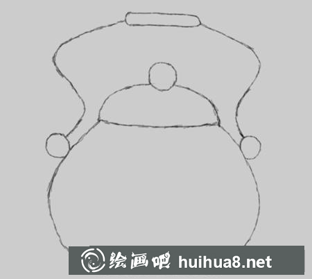 水壺簡(jiǎn)筆畫(huà)步驟6