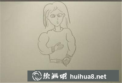 一個小女孩和一只貓