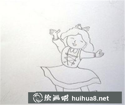 草原跳舞的小公主