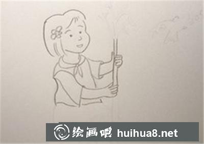 植樹的小女孩