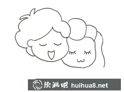 新郎新娘的畫法