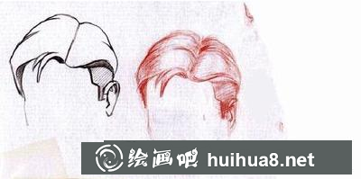 頭發(fā)的畫法