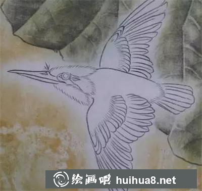 翠鳥(niǎo)的畫(huà)法