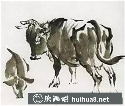 國(guó)畫(huà)教程：牛的畫(huà)法