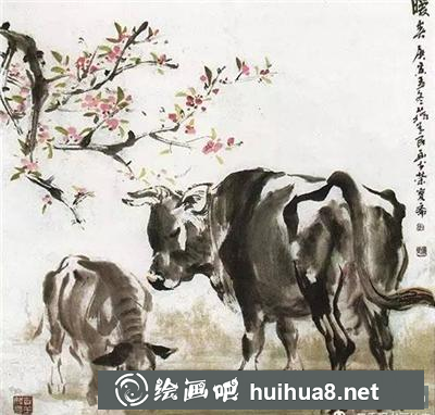 國(guó)畫(huà)教程：牛的畫(huà)法