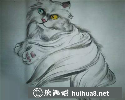 國畫教程：貓的畫法