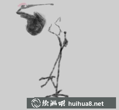 仙鶴的畫法