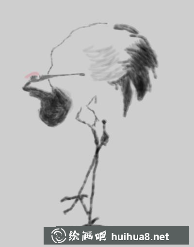 仙鶴的畫法