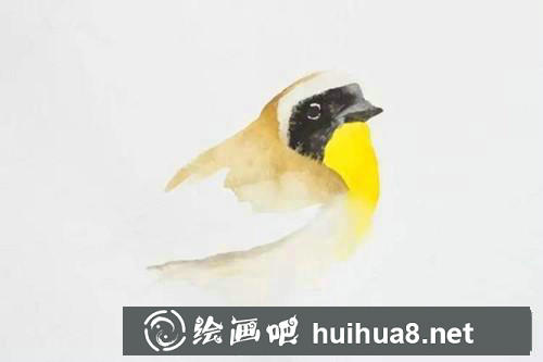 黃鸝水粉畫