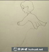 兒童畫教程教畫跳廣場舞女孩