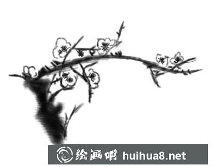 梅花的畫法