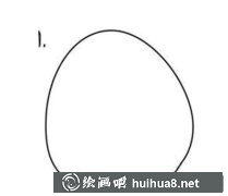 教你畫憤怒小鳥白色小鳥教程