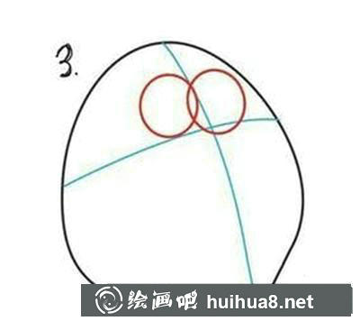 白色小鳥畫法步驟3