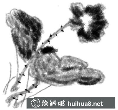 荷葉的畫法