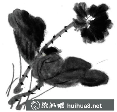 荷葉的畫法