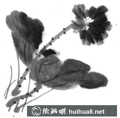 荷葉的畫法