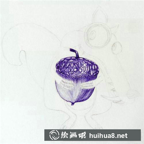 斯克萊特圓珠筆畫