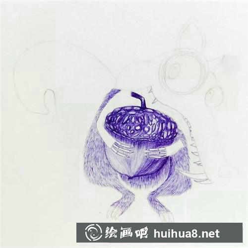 斯克萊特圓珠筆畫