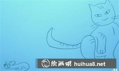 抓老鼠的小貓咪尾巴