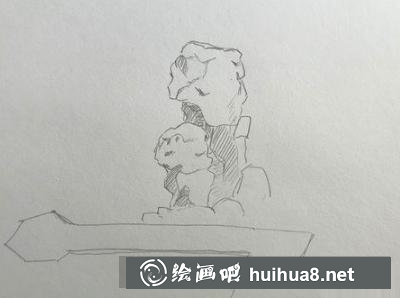 石頭的畫法