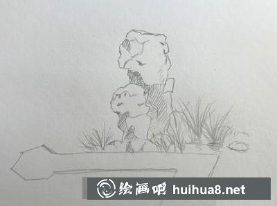 石頭的畫法
