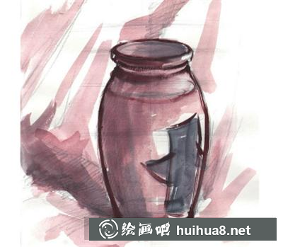 怎么畫玻璃瓶？