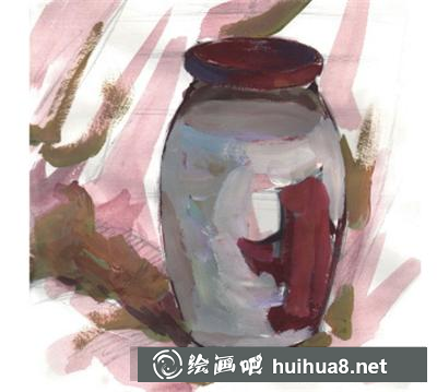 怎么畫玻璃瓶？