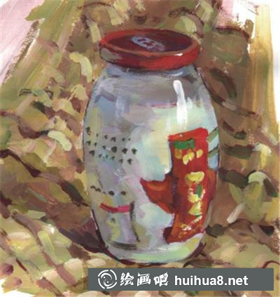 怎么畫玻璃瓶？