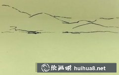 速寫(xiě)教程教畫(huà)江邊小船