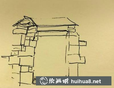 門的畫法