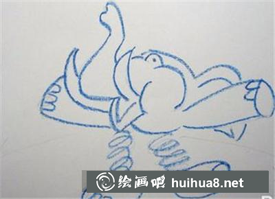 如何畫跳舞的小象