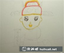 兒童繪畫教程：小狀元散步時光