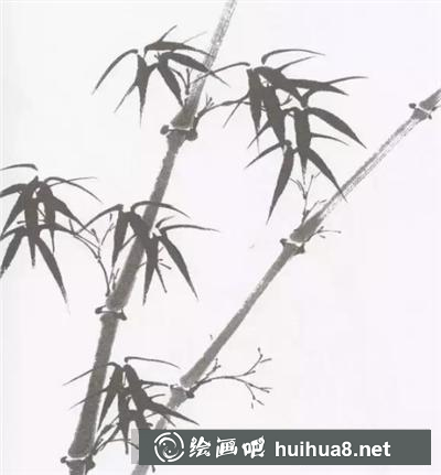 竹子水墨寫意畫法