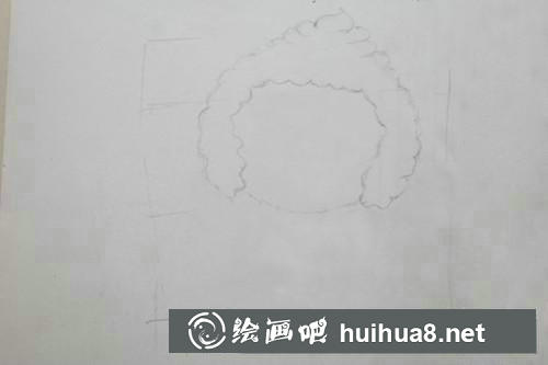 懶羊羊頭部輪廓
