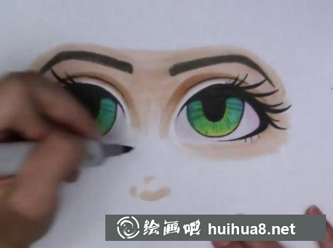 馬克筆畫眼睛