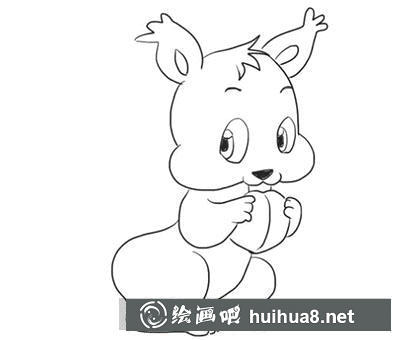怎么畫簡筆畫松鼠