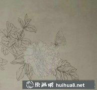 工筆畫牡丹小品繪畫教程