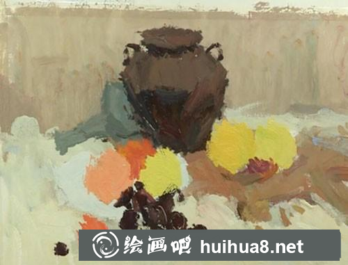 靜物水粉畫