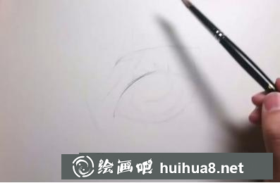 水彩畫動漫人物眼睛