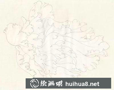 牡丹畫作