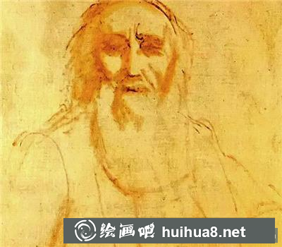 倫勃朗油畫(huà)坐著的大胡子老人半身像畫(huà)法