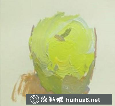 綠蘋(píng)果的畫(huà)法