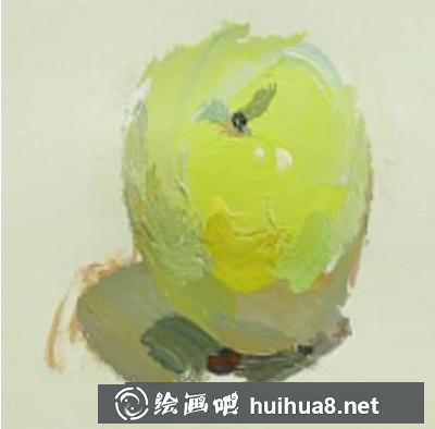 綠蘋(píng)果的畫(huà)法