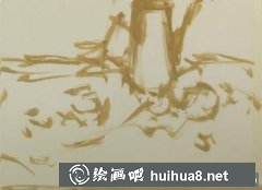 水粉畫教程金屬器皿水果繪制法