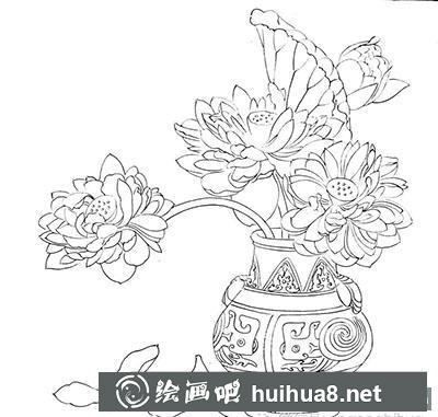 工筆畫(huà)荷花的繪制方法