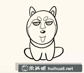 哈士奇的畫法