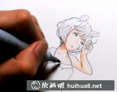 馬克筆漫畫教程貓耳少女畫法
