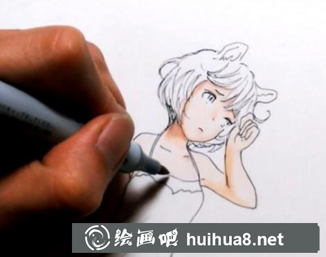 貓耳少女的畫法