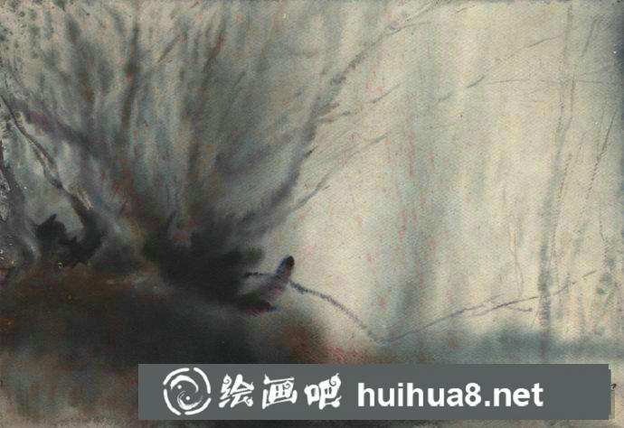 趙鴻甫水彩畫(huà)作品